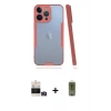 MARSİLYAN™- iPhone 14 Pro Max Kılıf Atlas Asil Serisi - Siyah Joko Magic 5D Hayalet Cam + Bilvis Titan Kamera Lens - GD