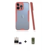 MARSİLYAN™- iPhone 14 Pro Max Kılıf Atlas Asil Serisi - Siyah Joko Magic 5D Hayalet Cam + Bilvis Titan Kamera Lens - DNMR