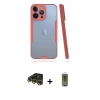 MARSİLYAN™- iPhone 14 Pro Max Kılıf Atlas Asil Serisi - Siyah Joko Magic 5D Hayalet Cam + Raze Metal Kamera Lens - GD