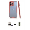 MARSİLYAN™- iPhone 14 Pro Max Kılıf Atlas Asil Serisi - Siyah Joko Magic 5D Hayalet Cam + Bilvis Titan Kamera Lens - GS