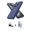 MARSİLYAN™- iPhone 14 Pro Max Kılıf Atlas Form - Şeffaf Royal Nano Ekran Koruyucu + Bilvis Titan Kamera Lens - GD