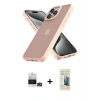 MARSİLYAN™- iPhone 14 Pro Max Kılıf Atlas Form - Siyah 6D Mat Seramik Hayalet Nano Ekran Koruyucu + Bilvis Titan Kamera Lens - GD
