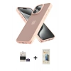 MARSİLYAN™- iPhone 14 Pro Max Kılıf Atlas Form - Siyah 6D Mat Seramik Hayalet Nano Ekran Koruyucu + Bilvis Titan Kamera Lens - GS