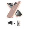 MARSİLYAN™- iPhone 14 Pro Max Kılıf Atlas Form - Siyah Bilvis 3D Mat Cam Ekran Koruyucu + Raze Metal Kamera Lens - GS