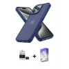 MARSİLYAN™- iPhone 14 Pro Max Kılıf Atlas Form - Siyah Bilvis 5in1 3D Magic Cam Ekran Koruyucu + Siyah Bilvis Titan Kamera Lens