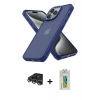 MARSİLYAN™- iPhone 14 Pro Max Kılıf Atlas Form - Siyah Polymer Nano Ekran Koruyucu + Raze Metal Kamera Lens - GS