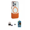 MARSİLYAN™- iPhone 14 Pro Max Kılıf Çekirdek Asil Özel Seri - Siyah 18D Cam Ekran Koruyucu + Bilvis Titan Kamera Lens - DNMR
