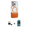 MARSİLYAN™- iPhone 14 Pro Max Kılıf Çekirdek Asil Özel Seri - Siyah 18D Cam Ekran Koruyucu + Bilvis Titan Kamera Lens - GS
