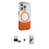 MARSİLYAN™- iPhone 14 Pro Max Kılıf Çekirdek Asil Özel Seri - Siyah Bilvis 3D Mat Cam Ekran Koruyucu + Bilvis Titan Kamera Lens - GD