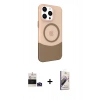 MARSİLYAN™- iPhone 14 Pro Max Kılıf Çekirdek Asil Özel Seri - Siyah Bilvis 3D Mat Cam Ekran Koruyucu + Bilvis Titan Kamera Lens - DNMR