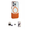 MARSİLYAN™- iPhone 14 Pro Max Kılıf Çekirdek Asil Özel Seri - Siyah Bilvis 3D Mat Cam Ekran Koruyucu + Bilvis Titan Kamera Lens - GS