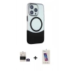 MARSİLYAN™- iPhone 14 Pro Max Kılıf Çekirdek Asil Özel Seri - Siyah Joko 5D Cam + Bilvis Titan Kamera Lens - GS