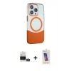 MARSİLYAN™- iPhone 14 Pro Max Kılıf Çekirdek Asil Özel Seri - Siyah Joko 5D Cam + Gold Bilvis Titan Kamera Lens