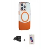 MARSİLYAN™- iPhone 14 Pro Max Kılıf Çekirdek Asil Özel Seri - Siyah Joko 5D Cam + Raze Metal Kamera Lens - GS