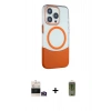 MARSİLYAN™- iPhone 14 Pro Max Kılıf Çekirdek Asil Özel Seri - Siyah Joko Magic 5D Hayalet Cam + Bilvis Titan Kamera Lens - GD