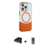 MARSİLYAN™- iPhone 14 Pro Max Kılıf Çekirdek Asil Özel Seri - Siyah Joko Magic 5D Hayalet Cam + Raze Metal Kamera Lens - GD