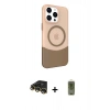 MARSİLYAN™- iPhone 14 Pro Max Kılıf Çekirdek Asil Özel Seri - Siyah Joko Magic 5D Hayalet Cam + Raze Metal Kamera Lens - GD