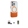 MARSİLYAN™- iPhone 14 Pro Max Kılıf Çekirdek Asil Özel Seri - Siyah Joko Magic 5D Hayalet Cam + Bilvis Titan Kamera Lens - SH