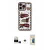 MARSİLYAN™- iPhone 14 Pro Max Kılıf Çekirdek Asil - Siyah 6D Mat Seramik Hayalet Nano Ekran Koruyucu + Bilvis Titan Kamera Lens - GD