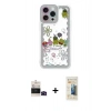 MARSİLYAN™- iPhone 14 Pro Max Kılıf Çekirdek Asil - Siyah 6D Mat Seramik Hayalet Nano Ekran Koruyucu + Siyah Bilvis Titan Kamera Lens