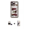 MARSİLYAN™- iPhone 14 Pro Max Kılıf Çekirdek Asil - Siyah Bilvis 3D Mat Cam Ekran Koruyucu + Bilvis Titan Kamera Lens - SH