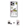 MARSİLYAN™- iPhone 14 Pro Max Kılıf Çekirdek Asil - Siyah Bilvis 3D Mat Cam Ekran Koruyucu + Bilvis Titan Kamera Lens - GS
