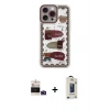 MARSİLYAN™- iPhone 14 Pro Max Kılıf Çekirdek Asil - Siyah Bilvis Hayalet Cam Ekran Koruyucu + Bilvis Titan Kamera Lens - DNMR