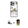 MARSİLYAN™- iPhone 14 Pro Max Kılıf Çekirdek Asil - Siyah Buffer Cam Ekran Koruyucu + Bilvis Titan Kamera Lens - GD