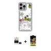 MARSİLYAN™- iPhone 14 Pro Max Kılıf Çekirdek Asil - Siyah Buffer Cam Ekran Koruyucu + Bilvis Titan Kamera Lens - DNMR