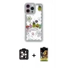 MARSİLYAN™- iPhone 14 Pro Max Kılıf Çekirdek Asil - Siyah Buffer Cam Ekran Koruyucu + PVD Metal Kamera Lens - TU