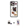 MARSİLYAN™- iPhone 14 Pro Max Kılıf Çekirdek Asil - Siyah Joko 5D Cam + Bilvis Titan Kamera Lens - DNMR