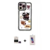 MARSİLYAN™- iPhone 14 Pro Max Kılıf Çekirdek Asil - Siyah Joko 5D Cam + Bilvis Titan Kamera Lens - GD