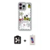 MARSİLYAN™- iPhone 14 Pro Max Kılıf Çekirdek Asil - Siyah Joko 5D Cam + PVD Metal Kamera Lens - TU