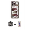 MARSİLYAN™- iPhone 14 Pro Max Kılıf Çekirdek Asil - Siyah Joko 5D Cam + PVD Metal Kamera Lens - TU