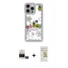 MARSİLYAN™- iPhone 14 Pro Max Kılıf Çekirdek Asil - Siyah Mat Seramik Nano Ekran Koruyucu + Bilvis Titan Kamera Lens - GS