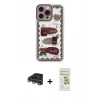 MARSİLYAN™- iPhone 14 Pro Max Kılıf Çekirdek Asil - Siyah Mat Seramik Nano Ekran Koruyucu + Raze Metal Kamera Lens - GS