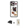 MARSİLYAN™- iPhone 14 Pro Max Kılıf Çekirdek Asil - Siyah Mat Seramik Nano Ekran Koruyucu + Raze Metal Kamera Lens - GS