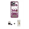 MARSİLYAN™- iPhone 14 Pro Max Kılıf Çekirdek Asil - Siyah Mat Seramik Nano Ekran Koruyucu + Bilvis Titan Kamera Lens - SH