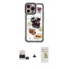 MARSİLYAN™- iPhone 14 Pro Max Kılıf Çekirdek Asil - Siyah Mat Seramik Nano Ekran Koruyucu + Bilvis Titan Kamera Lens - SH