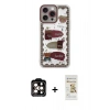 MARSİLYAN™- iPhone 14 Pro Max Kılıf Çekirdek Asil - Siyah Mat Seramik Nano Ekran Koruyucu + PVD Metal Kamera Lens - TU
