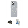 MARSİLYAN™- iPhone 14 Pro Max Kılıf Çekirdek Modern Prime - Şeffaf Royal Nano Ekran Koruyucu + Raze Metal Kamera Lens - GD