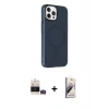 MARSİLYAN™- iPhone 14 Pro Max Kılıf Çekirdek Modern Prime - Siyah Bilvis 3D Mat Cam Ekran Koruyucu + Bilvis Titan Kamera Lens - GD