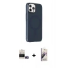 MARSİLYAN™- iPhone 14 Pro Max Kılıf Çekirdek Modern Prime - Siyah Bilvis 3D Mat Cam Ekran Koruyucu + Bilvis Titan Kamera Lens - GS