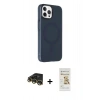 MARSİLYAN™- iPhone 14 Pro Max Kılıf Çekirdek Modern Prime - Siyah Mat Seramik Nano Ekran Koruyucu + Gold Raze Metal Kamera Lens
