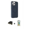 MARSİLYAN™- iPhone 14 Pro Max Kılıf Çekirdek Modern Prime - Siyah Polymer Nano Ekran Koruyucu + Raze Metal Kamera Lens - GD