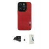 MARSİLYAN™- iPhone 14 Pro Max Kılıf Doruk Asil Koleksiyonu - Şeffaf Pasifik Cam Ekran Koruyucu + Raze Metal Kamera Lens - GS
