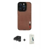 MARSİLYAN™- iPhone 14 Pro Max Kılıf Doruk Asil Koleksiyonu - Şeffaf Pasifik Cam Ekran Koruyucu + Raze Metal Kamera Lens - GS