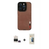 MARSİLYAN™- iPhone 14 Pro Max Kılıf Doruk Asil Koleksiyonu - Siyah 6D Mat Seramik Hayalet Nano Ekran Koruyucu + Bilvis Titan Kamera Lens - GD