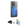 MARSİLYAN™- iPhone 14 Pro Max Kılıf Doruk Klasik Koleksiyonu - Şeffaf Royal Nano Ekran Koruyucu + Raze Metal Kamera Lens - GS