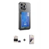 MARSİLYAN™- iPhone 14 Pro Max Kılıf Doruk Klasik Koleksiyonu - Siyah Bilvis 3D Mat Cam Ekran Koruyucu + Bilvis Titan Kamera Lens - DNMR